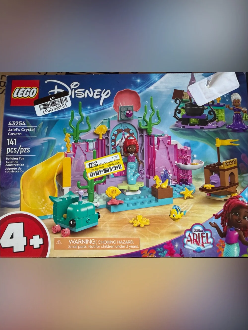 Lego Disney Ariel Undersea Castle Playset - Teal, Purple, Pink, Yellow